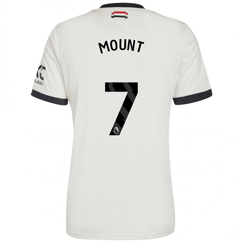 Kinder Mason Mount #7 Cremeweiß Ausweichtrikot Trikot 2024/25 T-Shirt Österreich