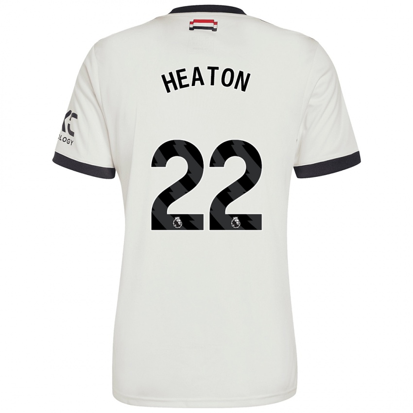 Kinder Tom Heaton #22 Cremeweiß Ausweichtrikot Trikot 2024/25 T-Shirt Österreich