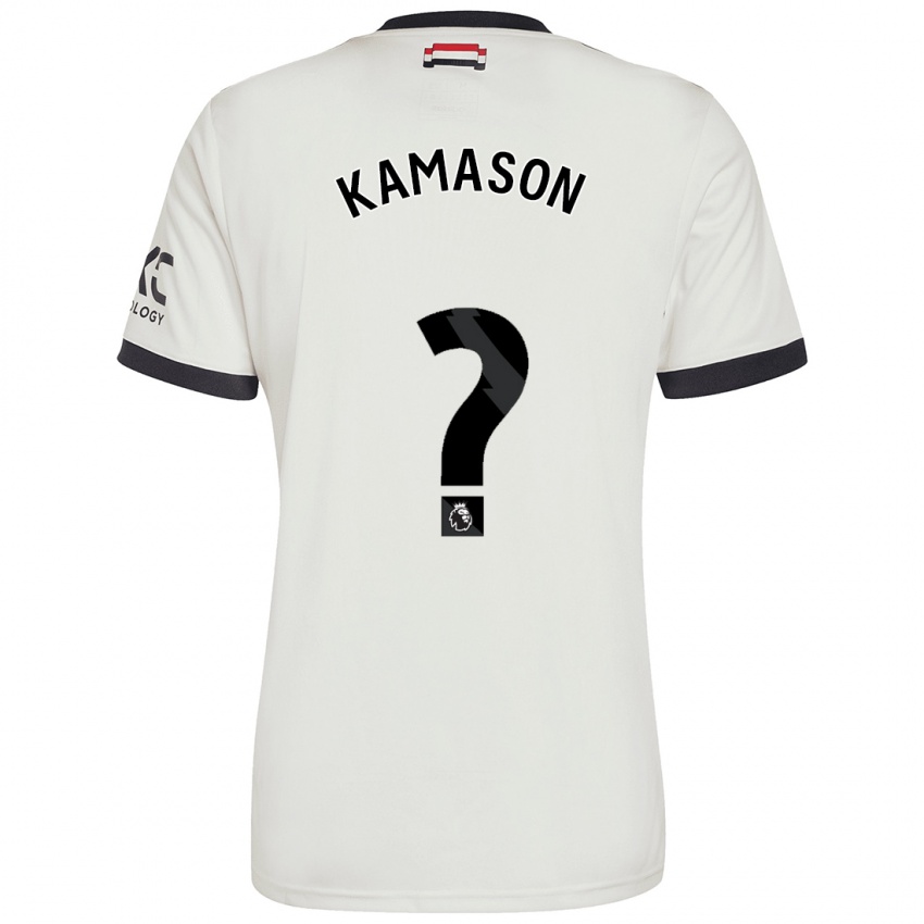 Kinder Jaydan Kamason #0 Cremeweiß Ausweichtrikot Trikot 2024/25 T-Shirt Österreich