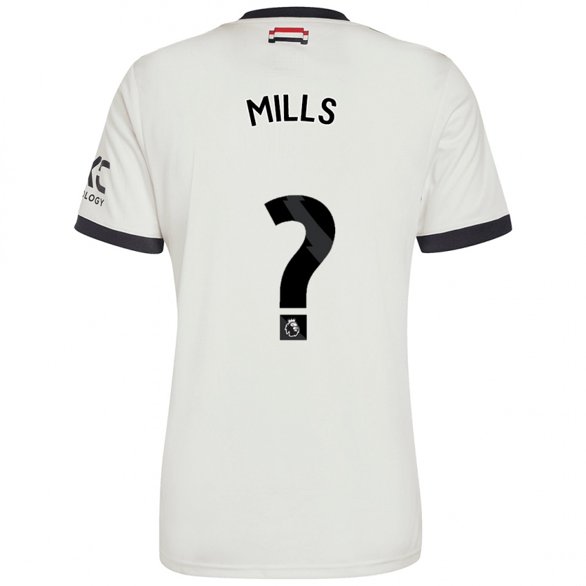 Kinder Albert Mills #0 Cremeweiß Ausweichtrikot Trikot 2024/25 T-Shirt Österreich