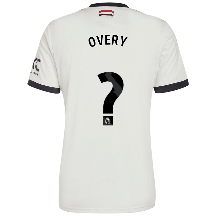 Kinder James Overy #0 Cremeweiß Ausweichtrikot Trikot 2024/25 T-Shirt Österreich