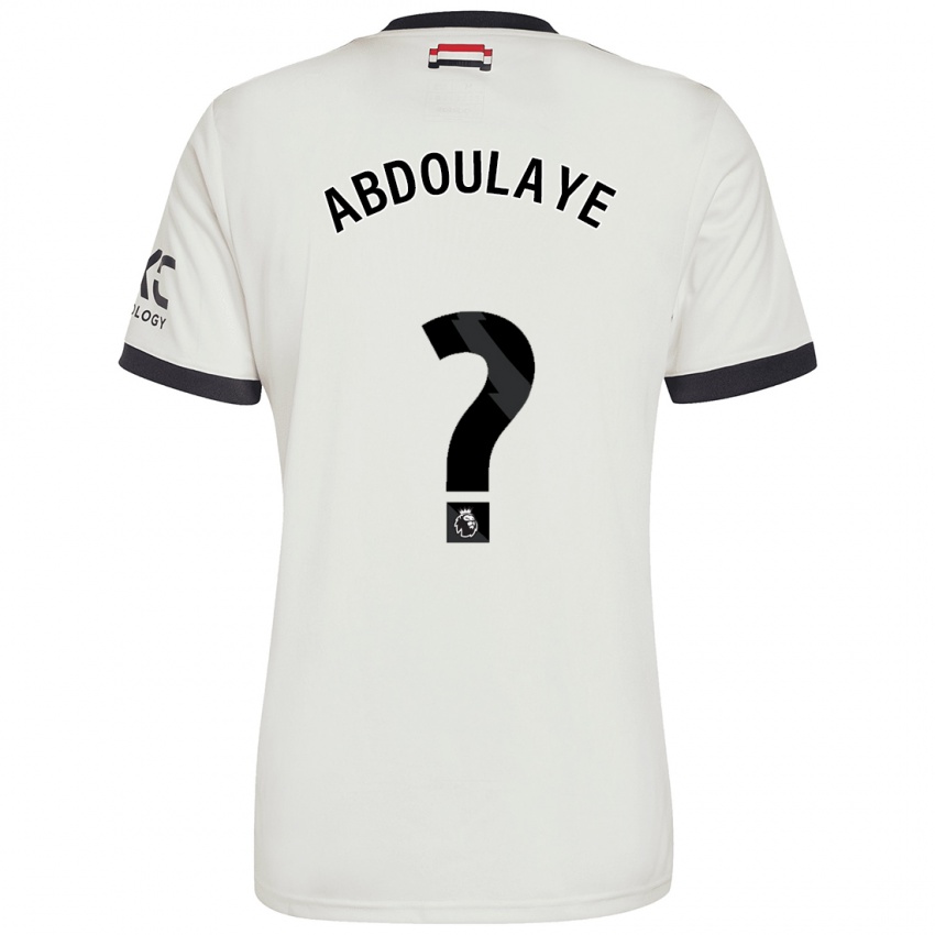 Kinder Douka Abdoulaye #0 Cremeweiß Ausweichtrikot Trikot 2024/25 T-Shirt Österreich