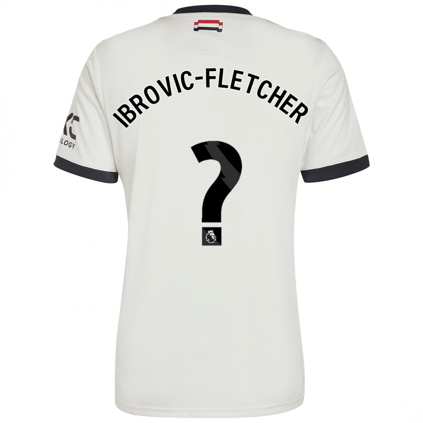 Kinder Edward Ibrovic-Fletcher #0 Cremeweiß Ausweichtrikot Trikot 2024/25 T-Shirt Österreich