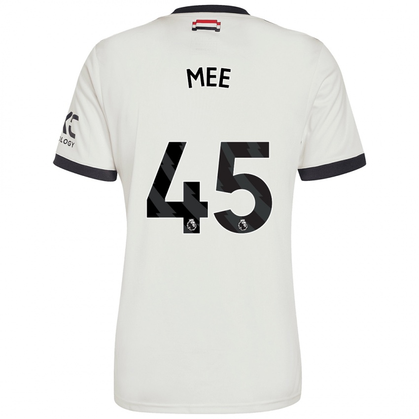 Kinder Dermot Mee #45 Cremeweiß Ausweichtrikot Trikot 2024/25 T-Shirt Österreich