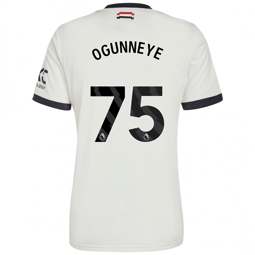 Kinder Habeeb Ogunneye #75 Cremeweiß Ausweichtrikot Trikot 2024/25 T-Shirt Österreich