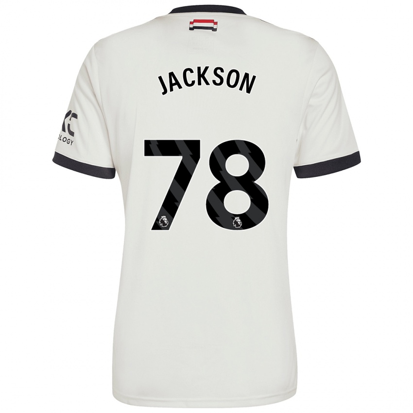 Kinder Louis Jackson #78 Cremeweiß Ausweichtrikot Trikot 2024/25 T-Shirt Österreich