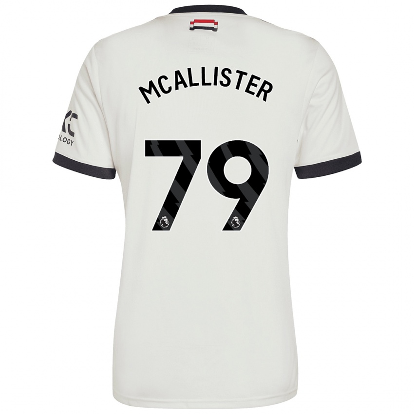 Kinder Finley Mcallister #79 Cremeweiß Ausweichtrikot Trikot 2024/25 T-Shirt Österreich