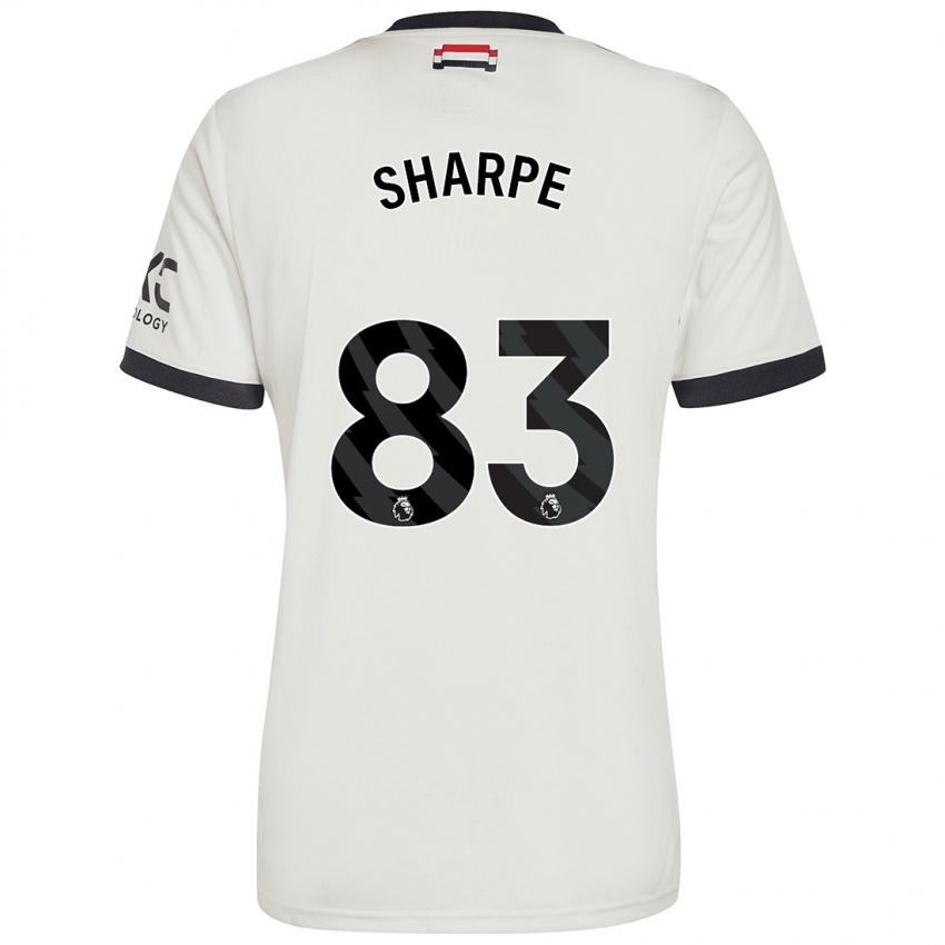 Kinder Malachi Sharpe #83 Cremeweiß Ausweichtrikot Trikot 2024/25 T-Shirt Österreich