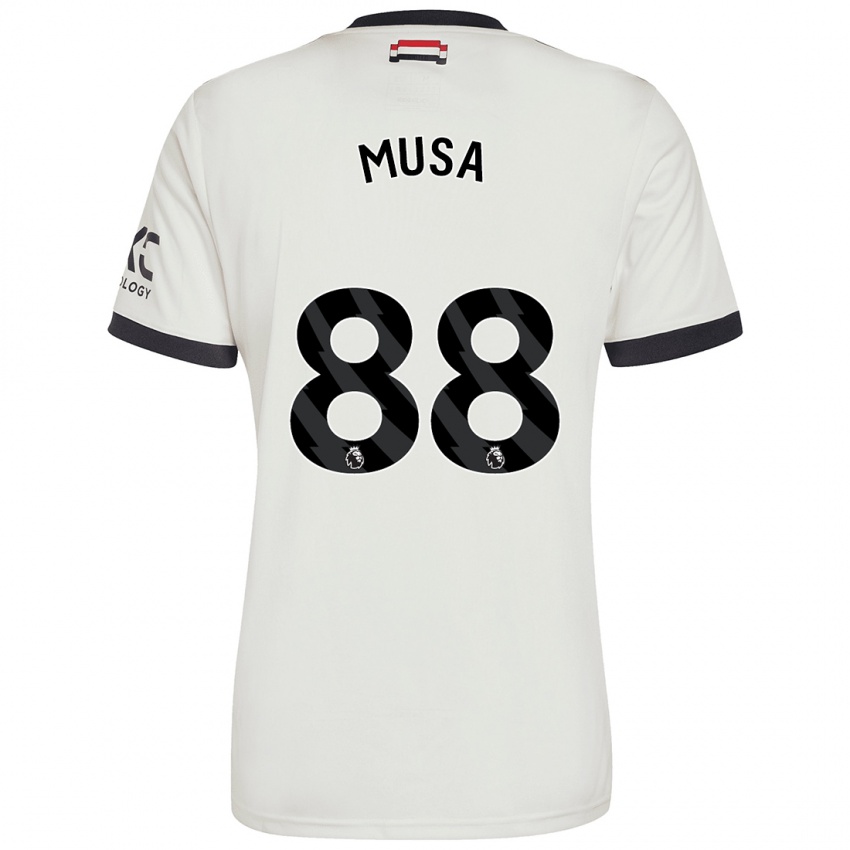 Kinder Victor Musa #88 Cremeweiß Ausweichtrikot Trikot 2024/25 T-Shirt Österreich