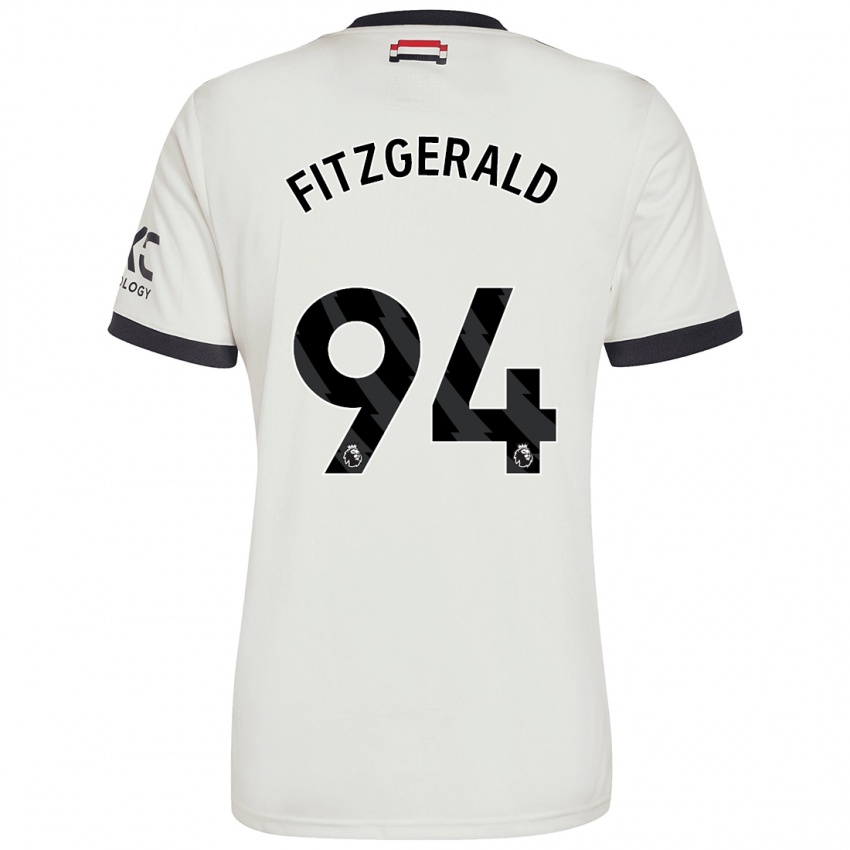 Kinder Jayce Fitzgerald #94 Cremeweiß Ausweichtrikot Trikot 2024/25 T-Shirt Österreich