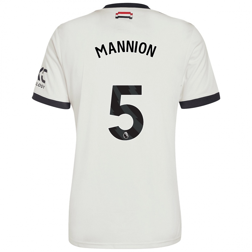 Kinder Aoife Mannion #5 Cremeweiß Ausweichtrikot Trikot 2024/25 T-Shirt Österreich