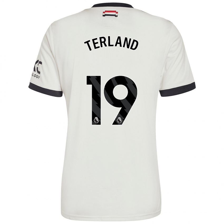 Kinder Elisabeth Terland #19 Cremeweiß Ausweichtrikot Trikot 2024/25 T-Shirt Österreich