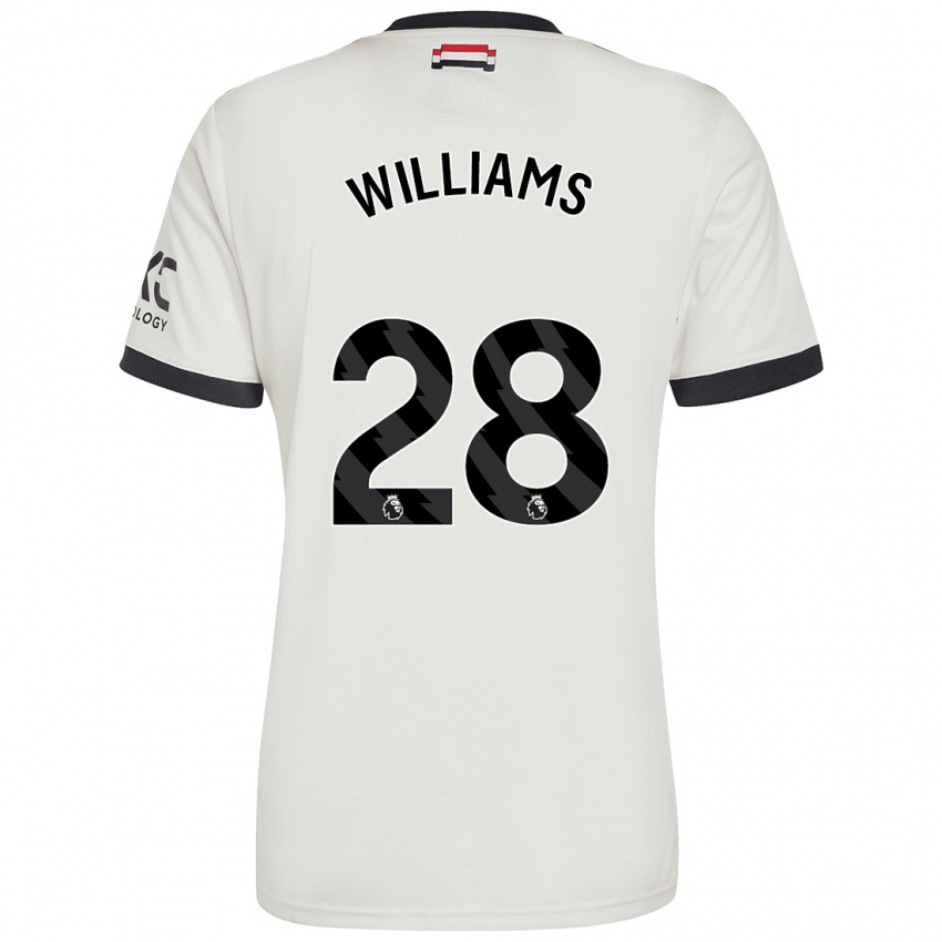 Kinder Rachel Williams #28 Cremeweiß Ausweichtrikot Trikot 2024/25 T-Shirt Österreich