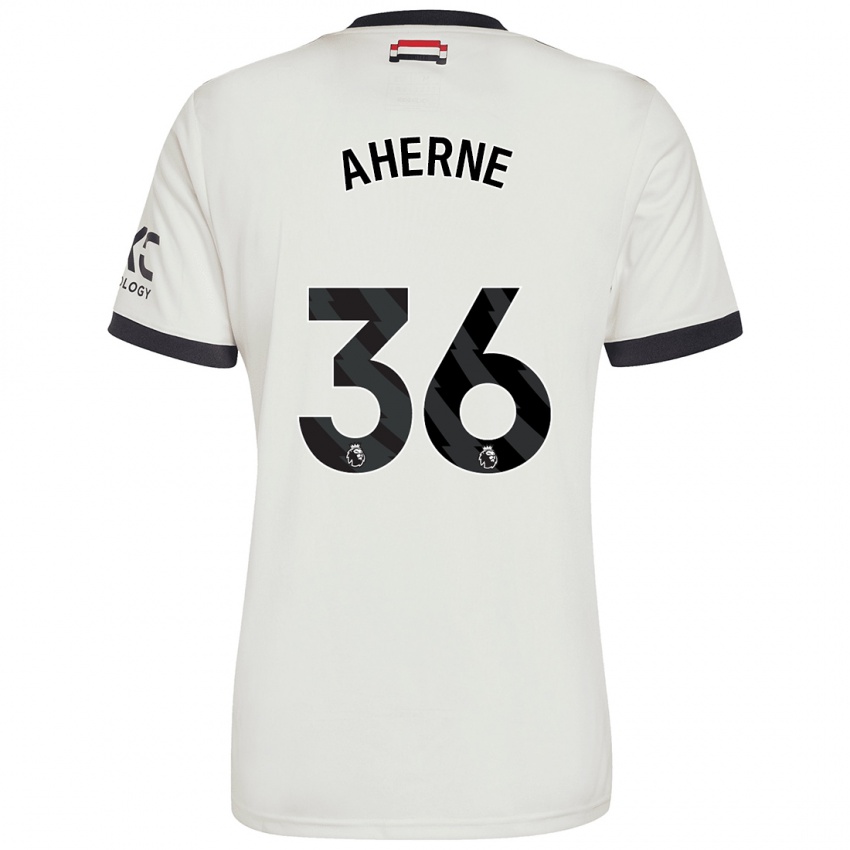 Kinder Alyssa Aherne #36 Cremeweiß Ausweichtrikot Trikot 2024/25 T-Shirt Österreich