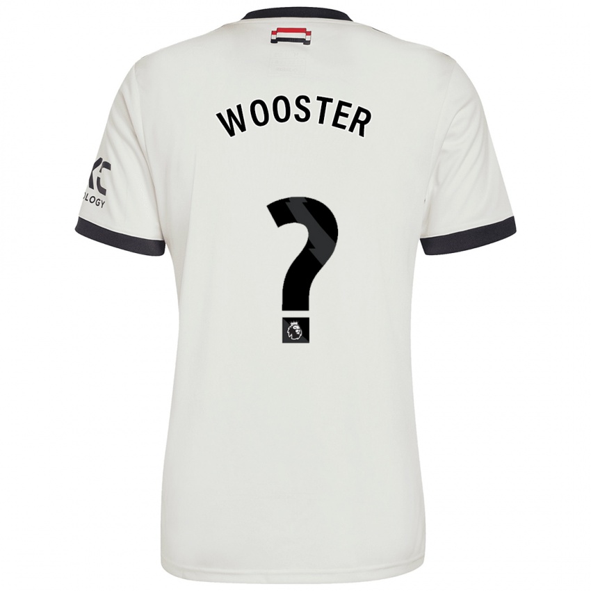 Kinder Tom Wooster #0 Cremeweiß Ausweichtrikot Trikot 2024/25 T-Shirt Österreich