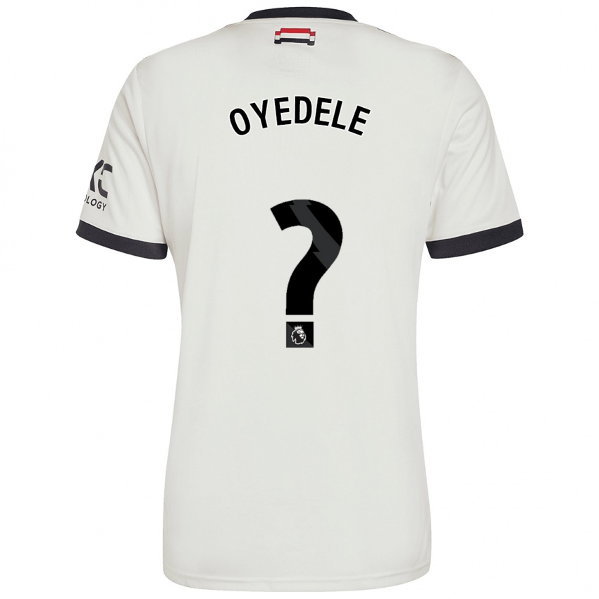 Kinder Maxi Oyedele #0 Cremeweiß Ausweichtrikot Trikot 2024/25 T-Shirt Österreich