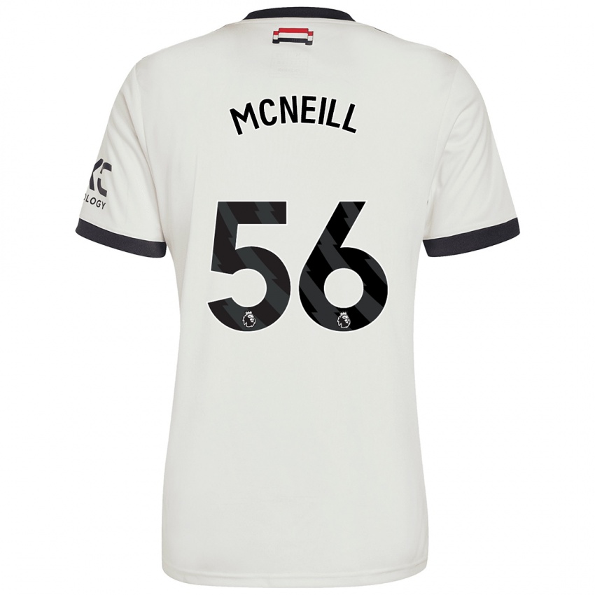 Kinder Charlie Mcneill #56 Cremeweiß Ausweichtrikot Trikot 2024/25 T-Shirt Österreich