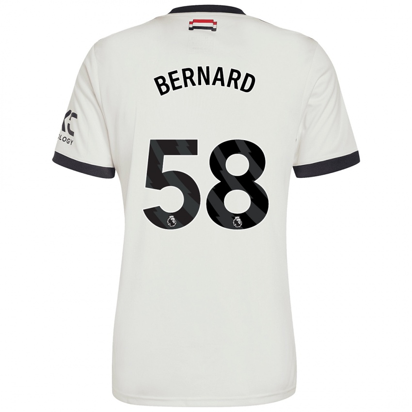 Kinder Bernard #58 Cremeweiß Ausweichtrikot Trikot 2024/25 T-Shirt Österreich