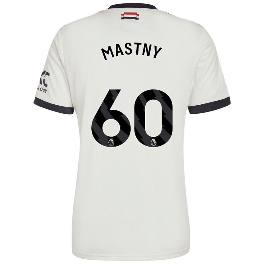 Kinder Ondrej Mastny #60 Cremeweiß Ausweichtrikot Trikot 2024/25 T-Shirt Österreich