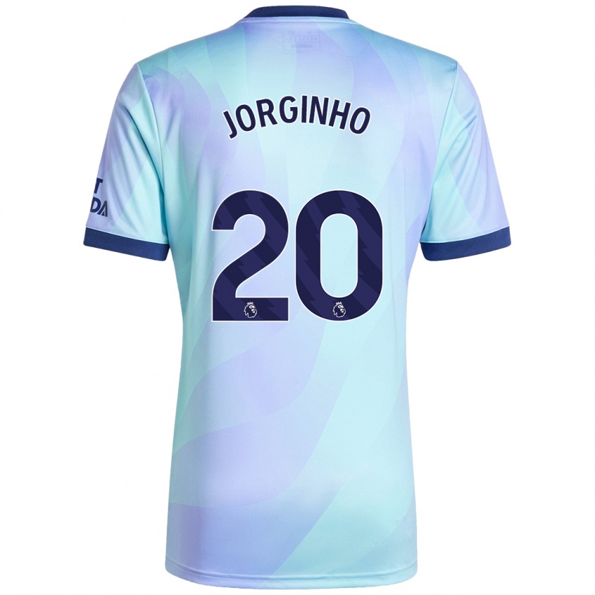 Kinder Jorginho #20 Aquamarin Ausweichtrikot Trikot 2024/25 T-Shirt Österreich