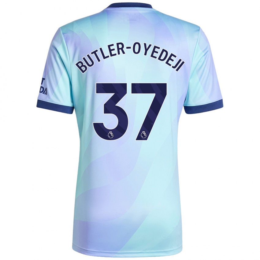 Kinder Nathan Butler-Oyedeji #37 Aquamarin Ausweichtrikot Trikot 2024/25 T-Shirt Österreich