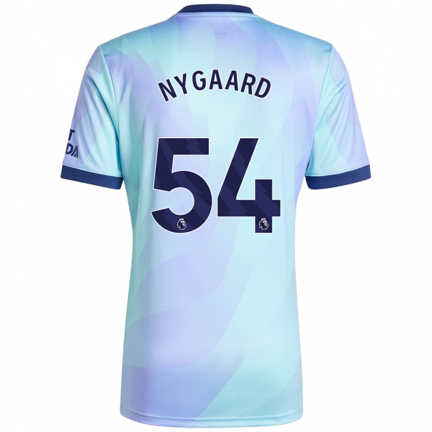 Kinder Lucas Nygaard #54 Aquamarin Ausweichtrikot Trikot 2024/25 T-Shirt Österreich