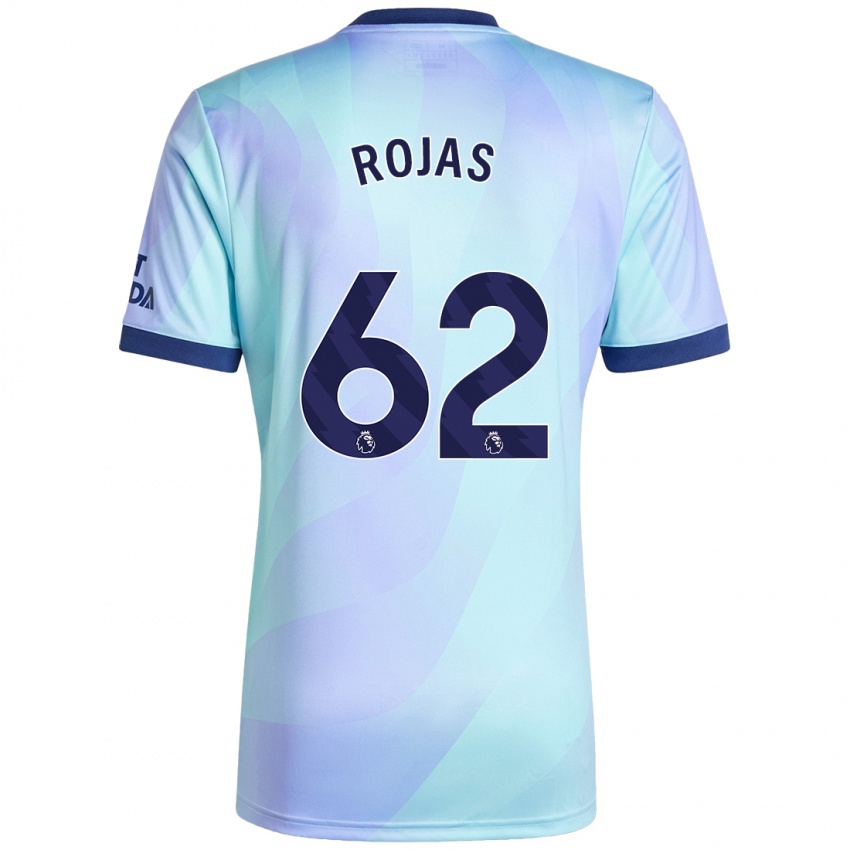 Kinder Alexei Rojas #62 Aquamarin Ausweichtrikot Trikot 2024/25 T-Shirt Österreich