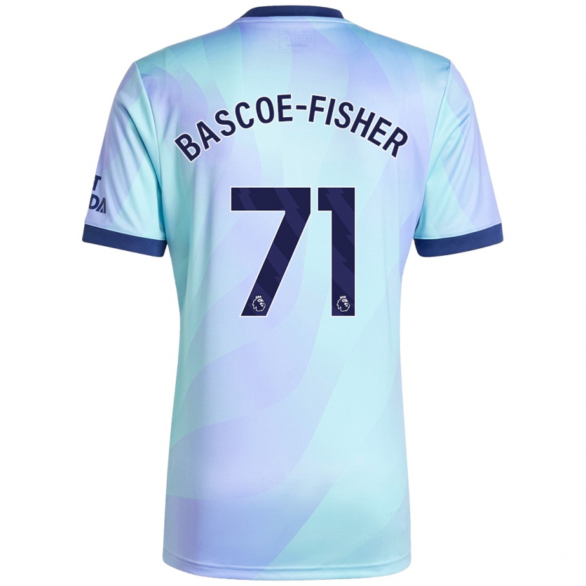 Kinder Jakai Bascoe-Fisher #71 Aquamarin Ausweichtrikot Trikot 2024/25 T-Shirt Österreich