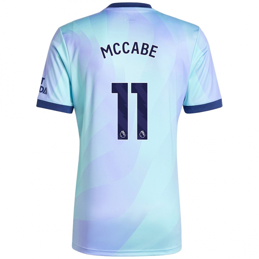 Kinder Katie Mccabe #11 Aquamarin Ausweichtrikot Trikot 2024/25 T-Shirt Österreich