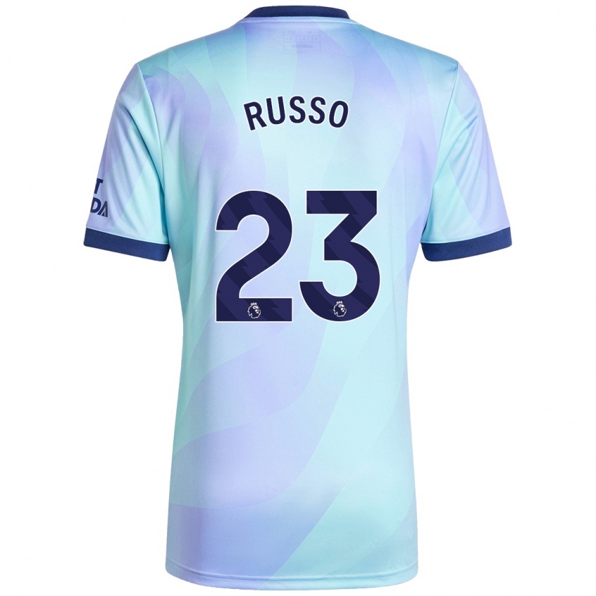 Kinder Alessia Russo #23 Aquamarin Ausweichtrikot Trikot 2024/25 T-Shirt Österreich