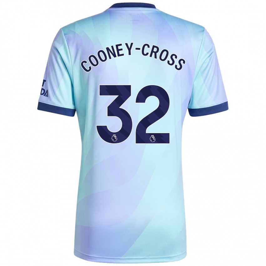 Kinder Kyra Cooney-Cross #32 Aquamarin Ausweichtrikot Trikot 2024/25 T-Shirt Österreich