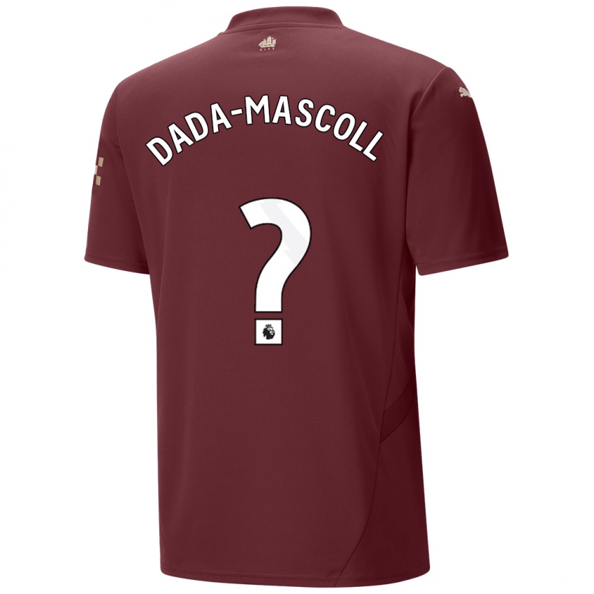 Kinder Isaiah Dada-Mascoll #0 Kastanienbraun Ausweichtrikot Trikot 2024/25 T-Shirt Österreich