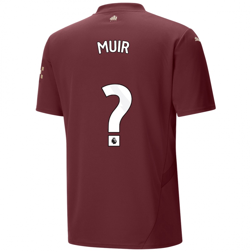 Kinder Ashton Muir #0 Kastanienbraun Ausweichtrikot Trikot 2024/25 T-Shirt Österreich