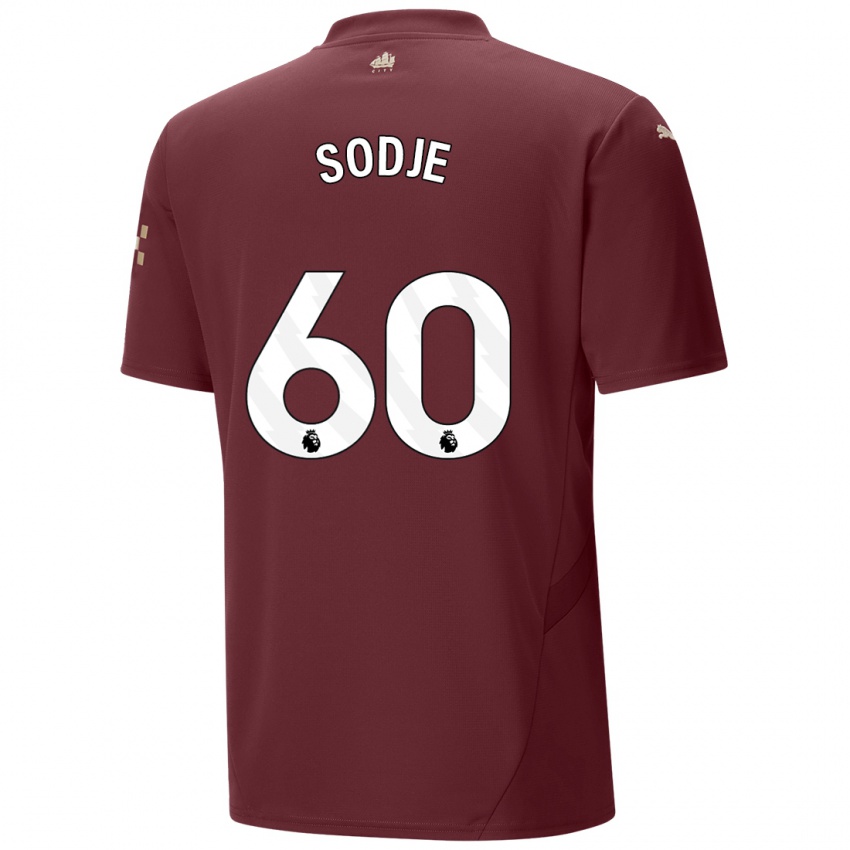 Kinder Tai Sodje #60 Kastanienbraun Ausweichtrikot Trikot 2024/25 T-Shirt Österreich