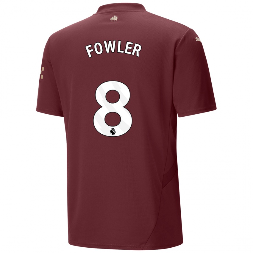 Kinder Mary Fowler #8 Kastanienbraun Ausweichtrikot Trikot 2024/25 T-Shirt Österreich