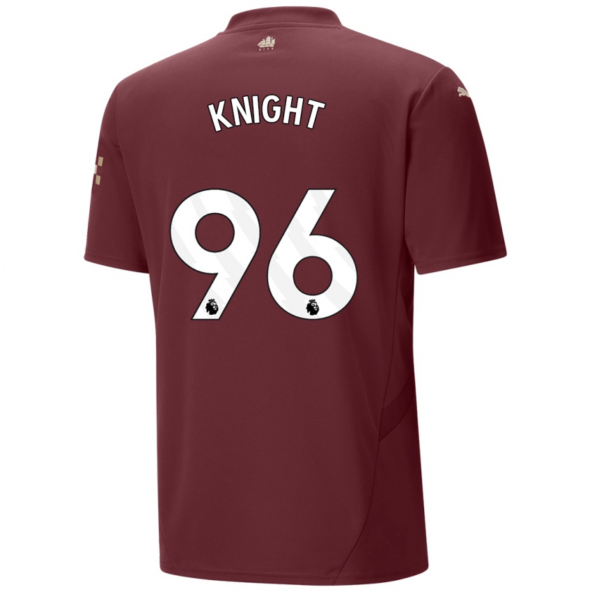 Kinder Ben Knight #96 Kastanienbraun Ausweichtrikot Trikot 2024/25 T-Shirt Österreich