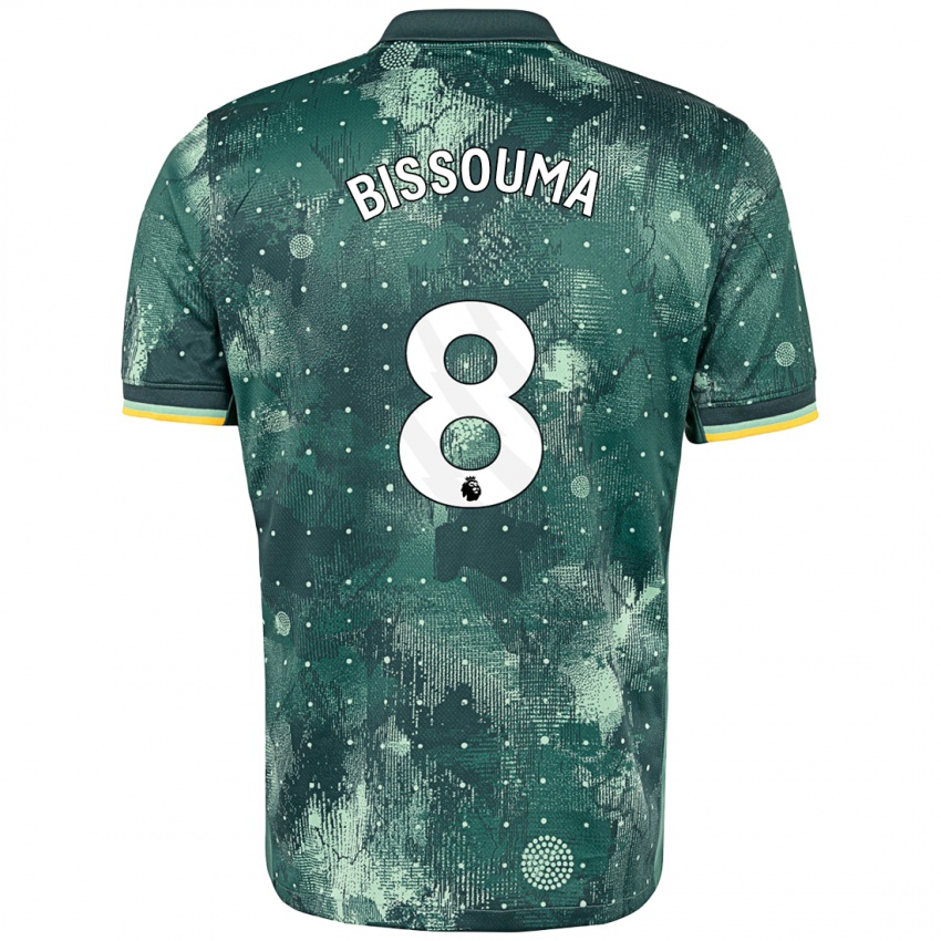 Kinder Yves Bissouma #8 Mintgrün Ausweichtrikot Trikot 2024/25 T-Shirt Österreich