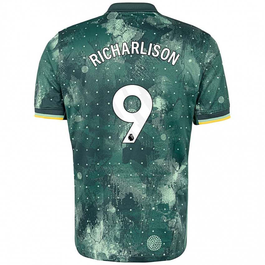 Kinder Richarlison #9 Mintgrün Ausweichtrikot Trikot 2024/25 T-Shirt Österreich