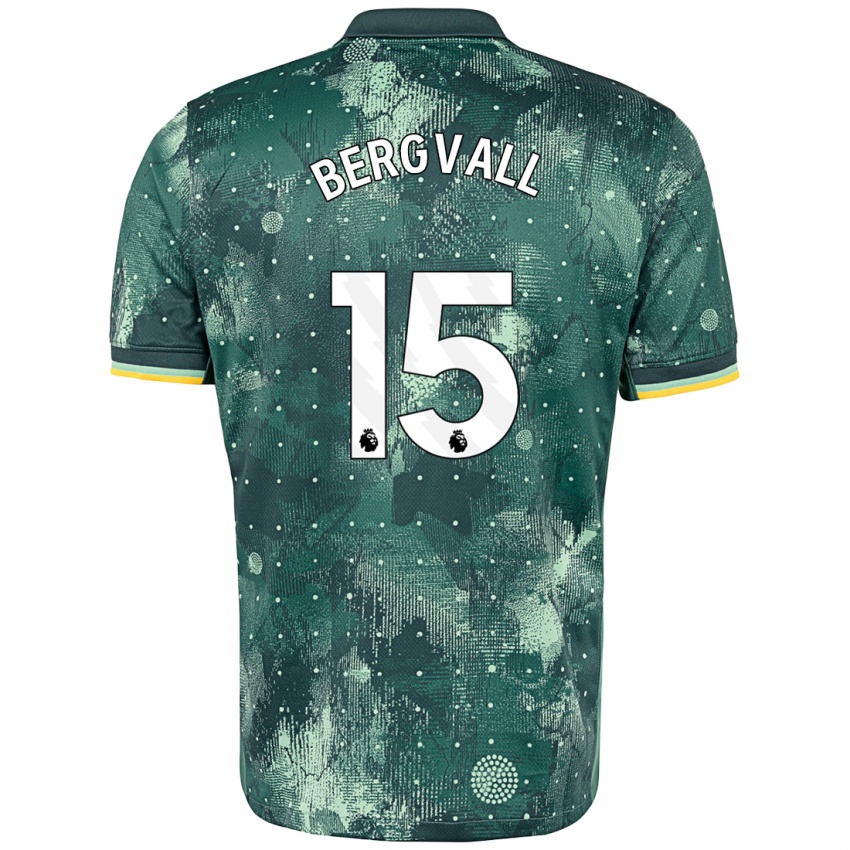 Kinder Lucas Bergvall #15 Mintgrün Ausweichtrikot Trikot 2024/25 T-Shirt Österreich