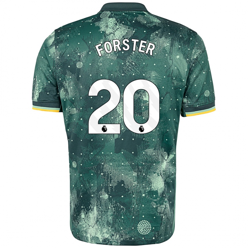 Kinder Fraser Forster #20 Mintgrün Ausweichtrikot Trikot 2024/25 T-Shirt Österreich