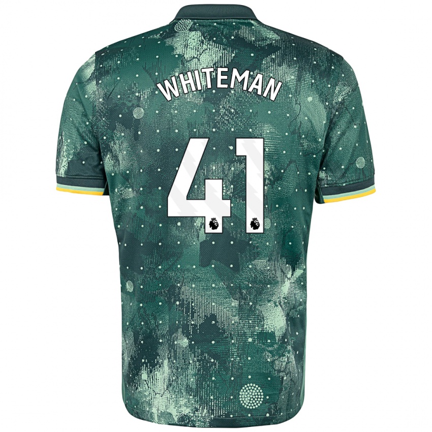 Kinder Alfie Whiteman #41 Mintgrün Ausweichtrikot Trikot 2024/25 T-Shirt Österreich