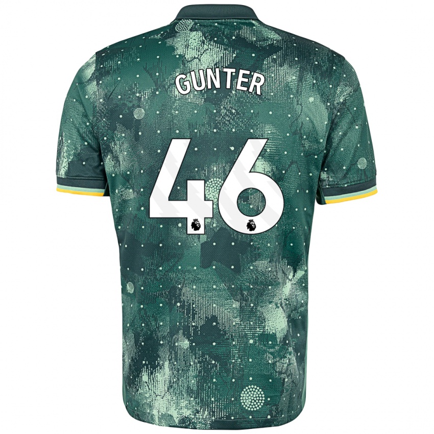 Kinder Luca Gunter #46 Mintgrün Ausweichtrikot Trikot 2024/25 T-Shirt Österreich