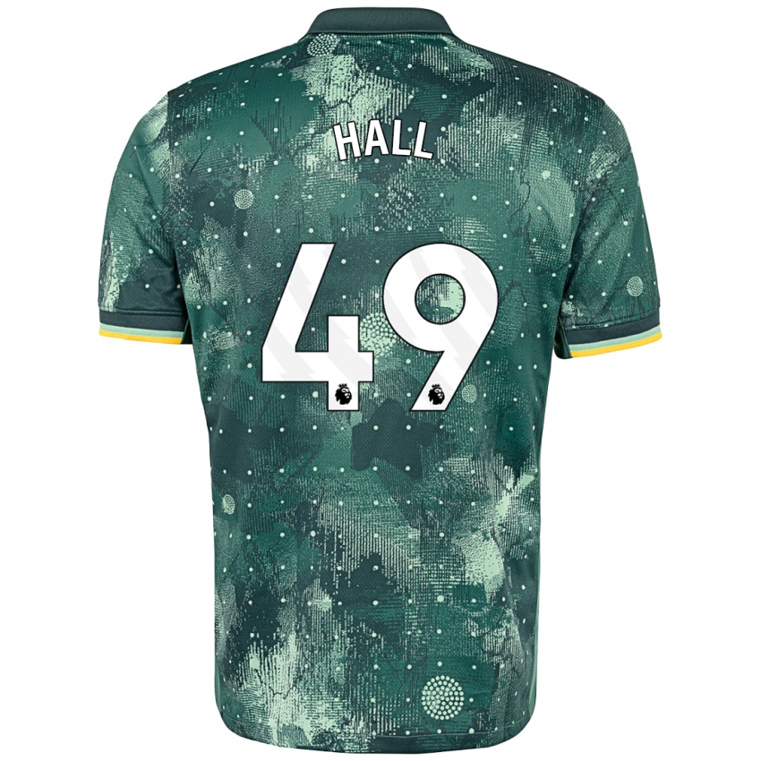 Kinder Tyrese Hall #49 Mintgrün Ausweichtrikot Trikot 2024/25 T-Shirt Österreich