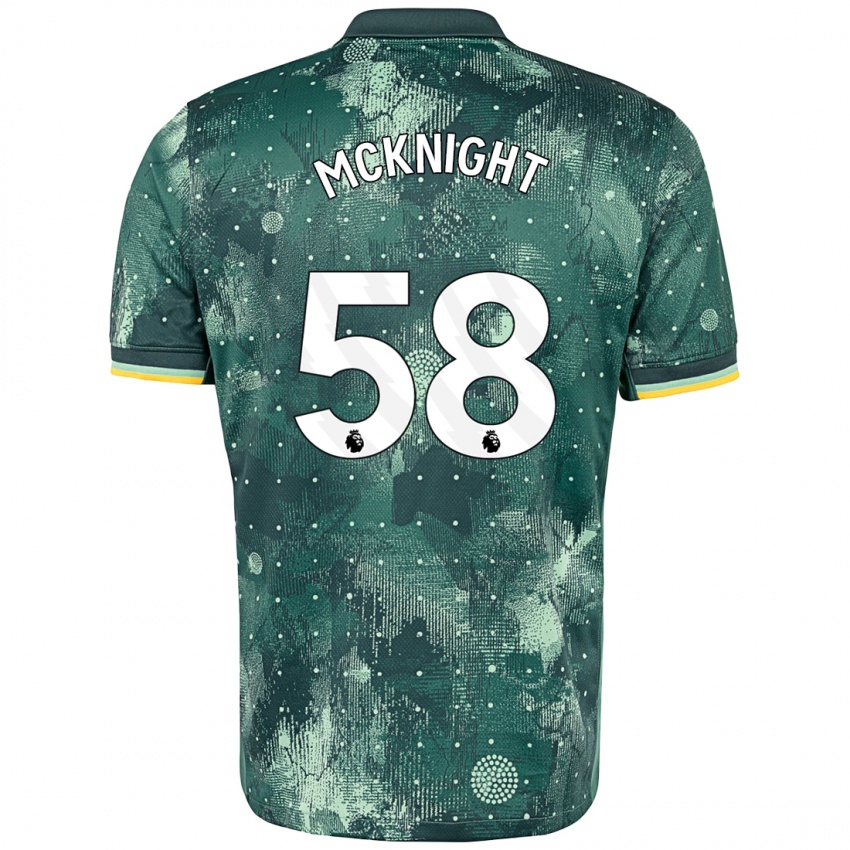 Kinder Maxwell Mcknight #58 Mintgrün Ausweichtrikot Trikot 2024/25 T-Shirt Österreich