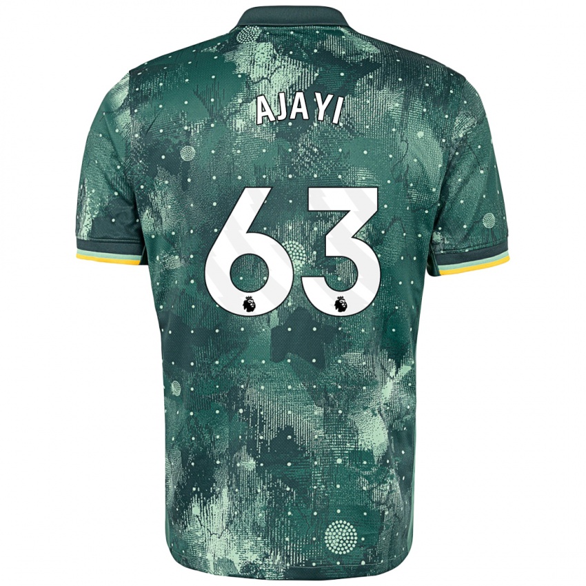 Kinder Damola Ajayi #63 Mintgrün Ausweichtrikot Trikot 2024/25 T-Shirt Österreich