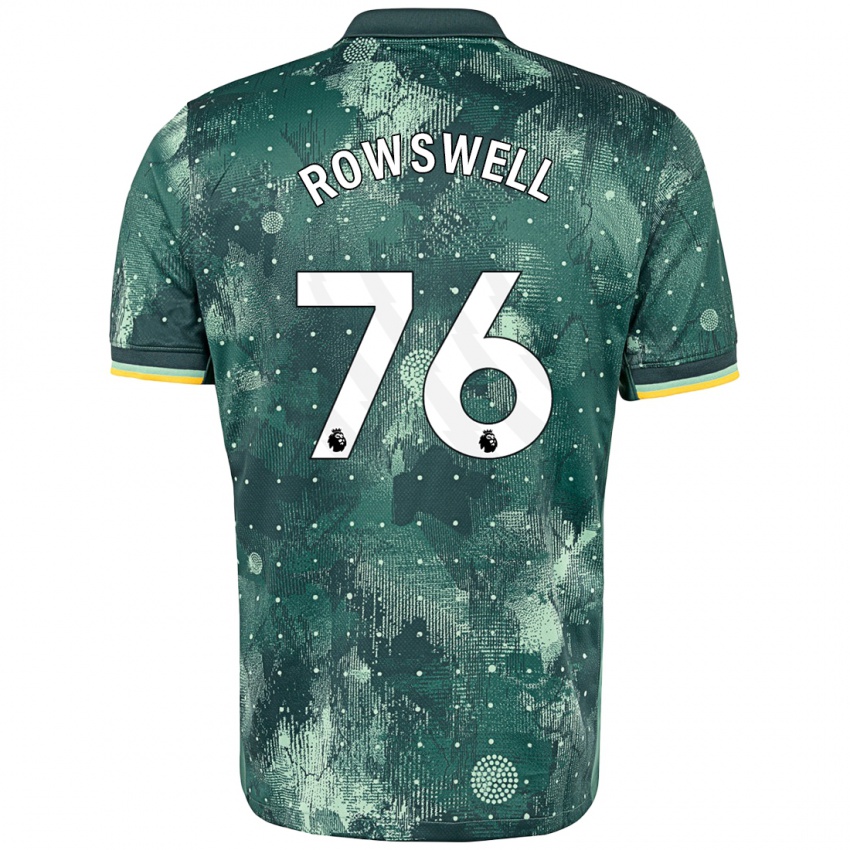 Kinder James Rowswell #76 Mintgrün Ausweichtrikot Trikot 2024/25 T-Shirt Österreich