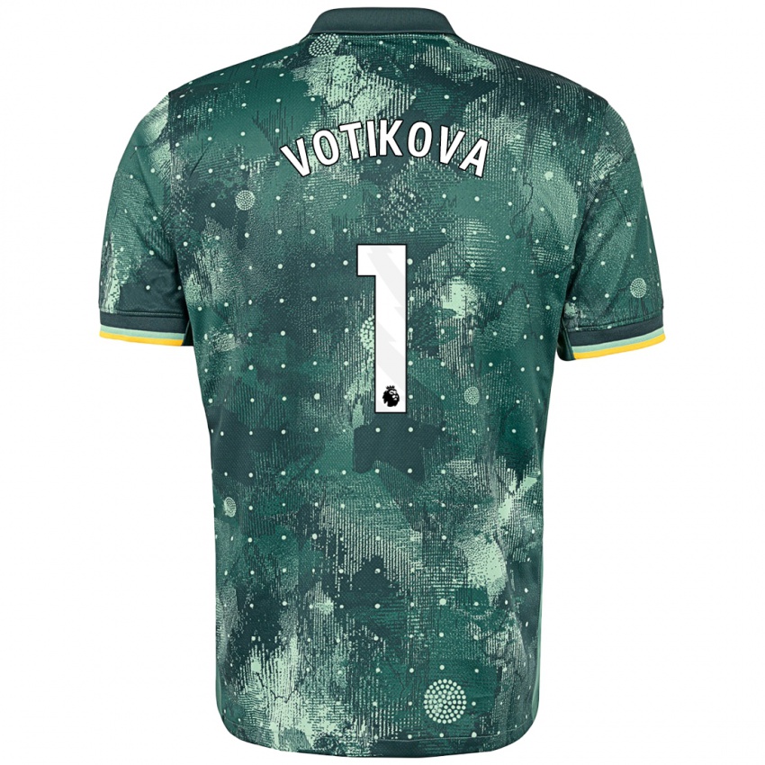 Kinder Barbora Votíková #1 Mintgrün Ausweichtrikot Trikot 2024/25 T-Shirt Österreich