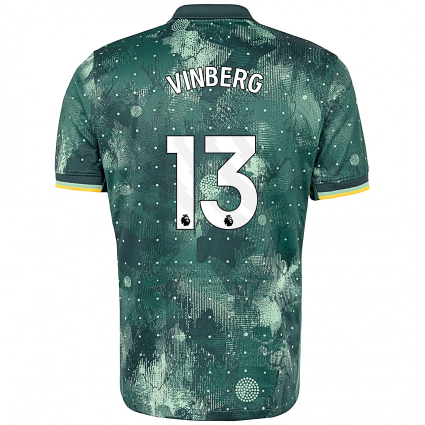 Kinder Matilda Vinberg #13 Mintgrün Ausweichtrikot Trikot 2024/25 T-Shirt Österreich