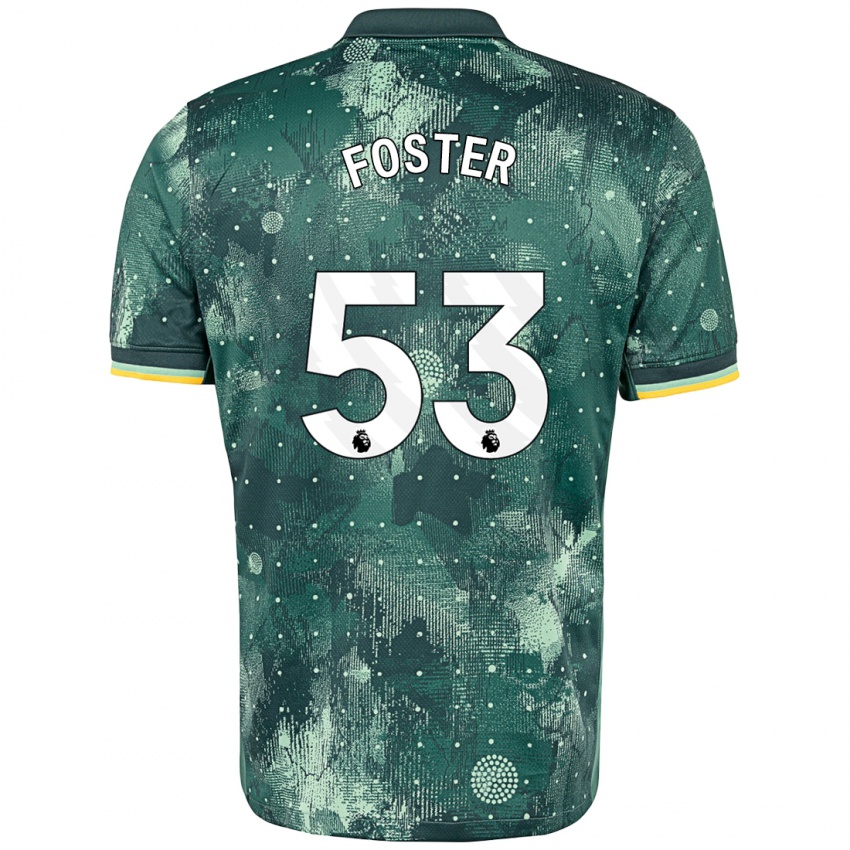 Kinder Brooklyn Lyons Foster #53 Mintgrün Ausweichtrikot Trikot 2024/25 T-Shirt Österreich