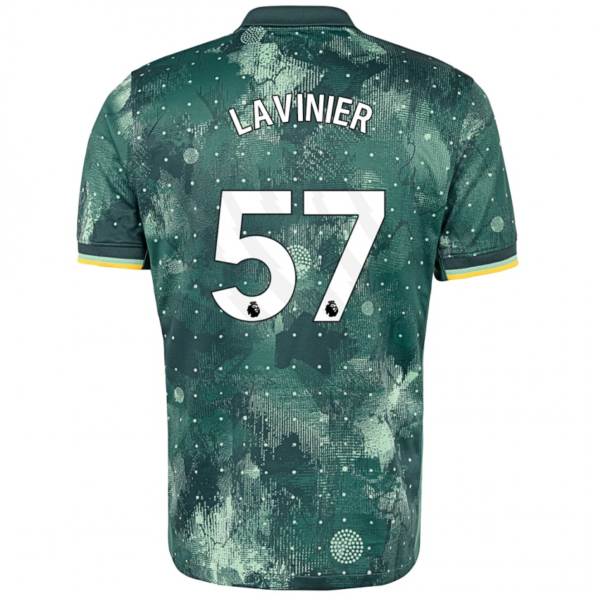 Kinder Marcel Lavinier #57 Mintgrün Ausweichtrikot Trikot 2024/25 T-Shirt Österreich